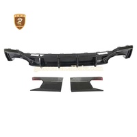 Kit carrosserie en fibre de carbone sèche CSS pour Audi RS6/RS7 2022-2023 : Lame avant, aérations, jupes latérales, diffuseur arrière, spoiler