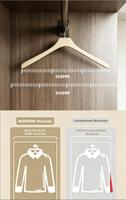 Système de dressing modulaire en bois moderne sur mesure en forme de L pour chambre à coucher, armoire d'angle peu encombrante