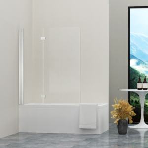 Écran de baignoire pliant à charnière pour salle de bain <span class=keywords><strong>italienne</strong></span> facile à utiliser - Product Image 2