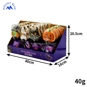 Chocolate Ghost Black Cat Pumpkin Magician Pop Stick Shaped <strong>Biscuit</strong> by Cookie Machine - Product Image 2