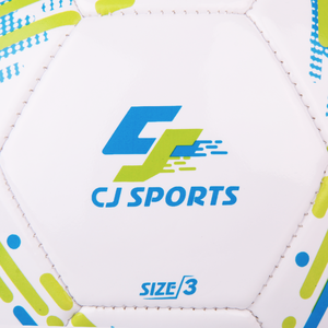 CJ Sports OEM Professional Soccer Ball High Quality PU Leather Machine Stitched <b>Footballs</b> <b>White</b> Colorful Custom Logo for Sports - Product Image 2