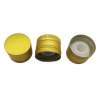 Bouchon de bouteille d'huile d'olive 31.5*24mm avec verseur en plastique noir or vert couleur aluminium plastique bouchon de bouteille d'huile de noix de coco