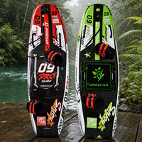 Planche de surf électrique personnalisée OEM ODM avec logo, en fibre de carbone, 65 km/h, prix de gros direct usine, fourniture de planches pour les acheteurs