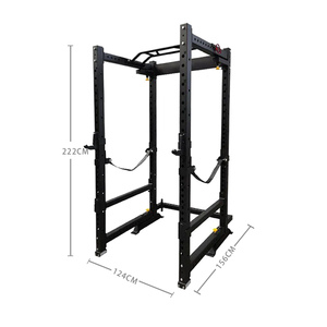 Equipo <span class=keywords><strong>de</strong></span> gimnasio comercial Fitness Squat Rack Power Rack <span class=keywords><strong>plegable</strong></span> entrenamiento <span class=keywords><strong>de</strong></span> fuerza Power Rack Cage - Product Image 5