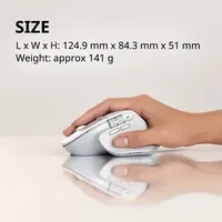 Souris sans fil Logitech MX Master 3S, 2.4G, faible bruit, design ergonomique, rechargeable, pour ordinateur portable et jeux