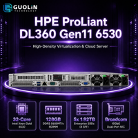 Tersedia HPE ProLiant DL360 Gen11 1U 8SFF Intel 6530 NVMe Boot 5x1.92TB SSD Server Data Kecepatan Tinggi