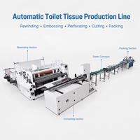 Ligne de production professionnelle de machines à papier toilette