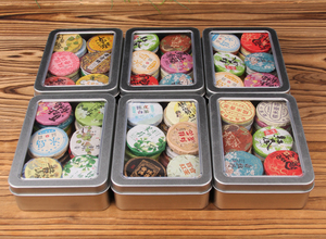 เค้กชาอัดก้อนเล็กรสชาติผสม24ชิ้นต่อกล่องชาแบบพกพาขายส่ง - Product Image 2