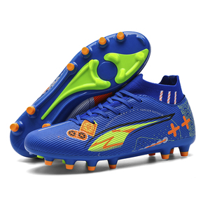 Chaussures <span class=keywords><strong>de</strong></span> football unisexes pour <span class=keywords><strong>junior</strong></span>, légères, respirantes, durables, avec crampons pour terrain ferme - Product Image 4