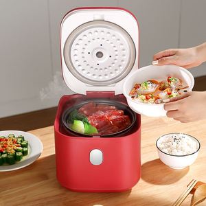 Olla Arrocera Eléctrica Inteligente Mini Portátil Multifuncional de Plástico Cuadrado de 2.5L para Cocina Pequeña, Fabricada por OEM - Product Image 4
