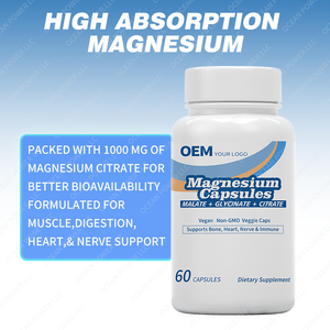 OEM magiê viên nang phức tạp vitamin và khoáng chất bổ sung cho giấc ngủ ngon mạnh mẽ hơn xương và cơ bắp sức khỏe - Product Image 2