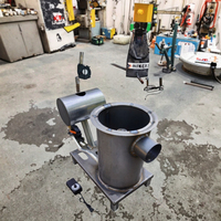Bruciatore di Olio Esausto in Acciaio Potenziato, Stufa Multifuel a Gasolio e Olio Ingranaggi, Riscaldatore Industriale Civile Antivento LT-16, 1 Anno di Garanzia