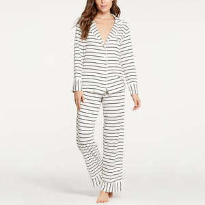 Popular Cotton Pajama Set Girls Stripe Pajamas Family Pajama Sets - Product Image 3