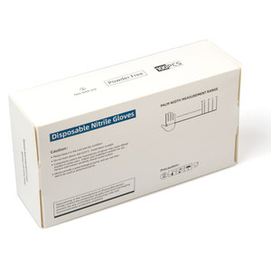 Gants d'examen en <span class=keywords><strong>nitrile</strong></span> noir, vente en gros d'usine, 4g, sans poudre, pour l'alimentation et le tatouage, gants de sécurité - Product Image 5