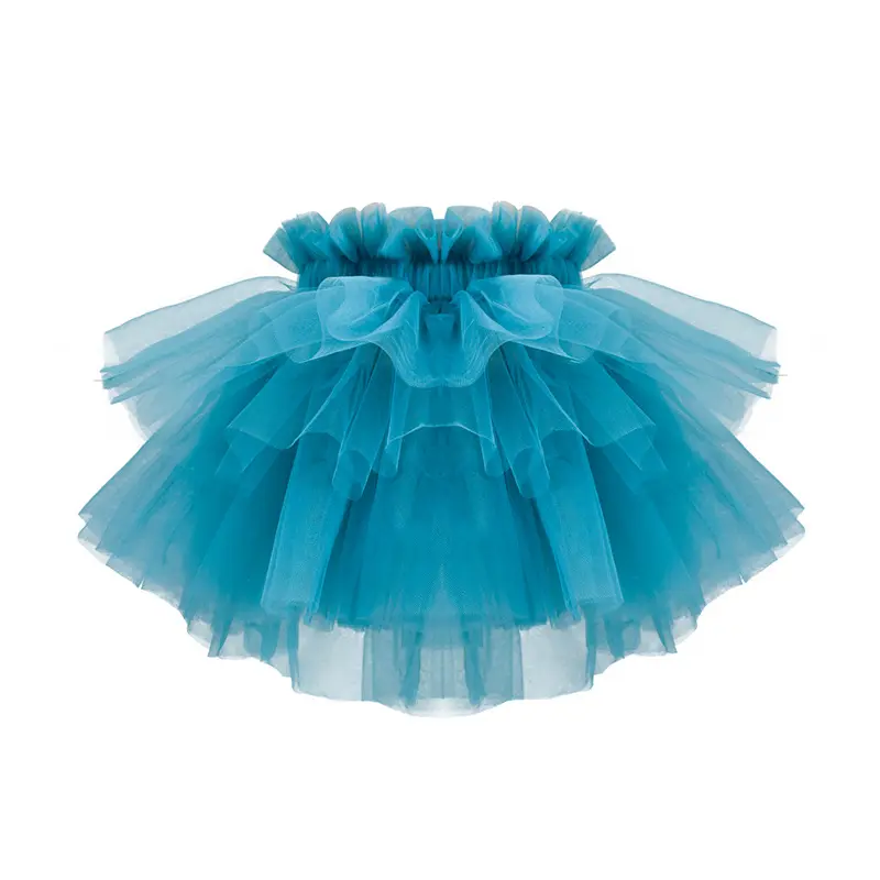 Girls Fluffy tutu Skirt Summer Fashion Baby Girl Pretty Princess Tulle Mesh Short Skirts Kids Party Dance Performance Skirts