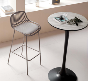 Tabourets <span class=keywords><strong>de</strong></span> <span class=keywords><strong>bar</strong></span> hauts d'extérieur en polypropylène et métal pour comptoir <span class=keywords><strong>de</strong></span> cuisine, chaises <span class=keywords><strong>de</strong></span> <span class=keywords><strong>bar</strong></span> - Product Image 5