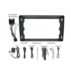 Aijia car stereo player sistema di intrattenimento telaio per 2009-2016 <span class=keywords><strong>nuova</strong></span> generazione Quanshu 2005-2008 <span class=keywords><strong>FORD</strong></span> <span class=keywords><strong>FOCUS</strong></span> 9 pollici telaio - Product Image 1