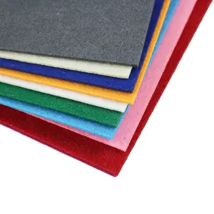 promotional non woven felt sheet sheets diy craft patchwork 10x15cm wholesale felt fabric 100% polyester