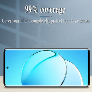 Dầu Splash Guard vân tay mở khóa số lượng lớn điện thoại thông minh cong tấm 3D điện thoại di động Tempered Glass phim đối với Samsung Galaxy S25 - Product Image 5