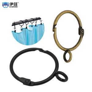 Anillo para Cortina con Ojal, Anillos Metálicos Deslizantes para Cortinas, Accesorios para Colgar Cortinas - Product Image 1