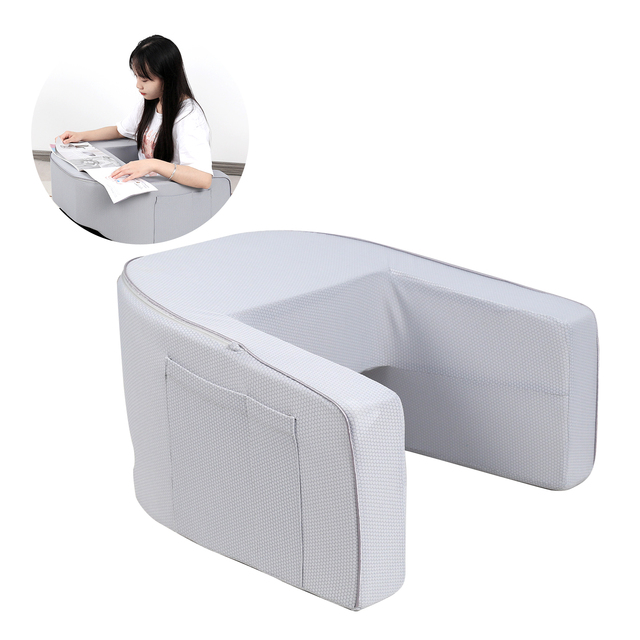 Popular Memory Foam Filling Arm Rest Lap Desk Pillow Reading Working Playing Steam Deck Switch Tablet Pillow Stand for Reading