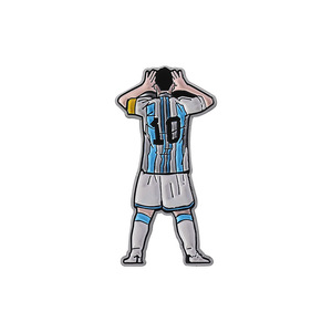 2025 Nouvellement joueur de football Ronaldo Messi badge club de football <span class=keywords><strong>Inter</strong></span> Miami CF logo broche - Product Image 2