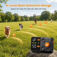 Dispositif d'entraînement anti-aboiement pour chien, dissuasion automatique des aboiements par ultrasons avec distance de détection de fréquence réglable de 15 m