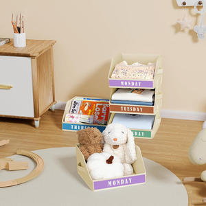 5-уровневый складной тканевый ящик для хранения детской одежды - Product Image 6