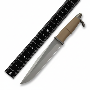 Coltello Tattico Personalizzabile ER <span class=keywords><strong>AMF</strong></span>, Lama Fissa in Acciaio Inossidabile di Alta Qualità, Fodero Industriale in Legno, DIY OEM per Coltelli - Product Image 4