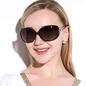 نظارات نسائية فاخرة جديدة من ماركة JULI، نظارات أزياء زجاجية مستقطبة، نظارات نسائية من تصميم العلامة التجارية، نظارات قيادة عالية الجودة طراز 122C - Product Image 1