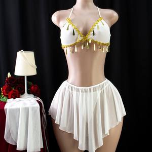 Соблазнительное белье в стиле танцовщицы живота, экзотический костюм, прозрачное белье в древнем стиле, притягательная и дерзкая домашняя одежда - Product Image 2