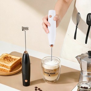 Espumador de Café Eléctrico Portátil con Batidor, Espumador de Leche Ligero y Mezclador de Bebidas, Batidor Manual para Café y Leche para Lattes Cremosos - Product Image 4
