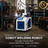 Machine de soudage robotisée intelligente Cobot, système de soudage MIG MAG automatique avec fonction d'apprentissage rapide par points