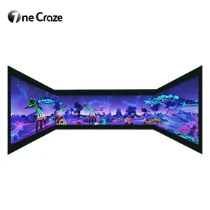 מערכת מסך הקרנה הולוגרפית דינאמית immersive מדיה דינמית וירטואלית אינטראקטיבית