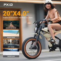 Vélo Électrique Tout-Terrain en Stock Entrepôt Américain, Nouveau Modèle 2026, Roues 20 Pouces, Pneus 4 Pouces, Suspension Intégrale
