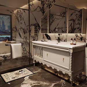 Mueble de Baño Vintage Francés, que Integra Romance en el Área del Baño - Product Image 2