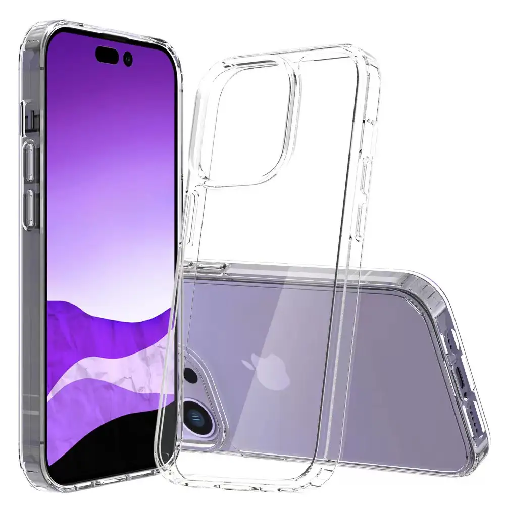 Clear Phone Case For iPhone 14 13 mini Case iPhone XR Silicon Soft Cover For iPhone 11 14 Pro XS Max Case