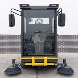 Ride On Sweeper 42 In Electric Industrial Floor Cleaner With 2800W Motor 180L Capacity For Property Management - Product Image 1