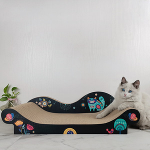 Hot Sales Starke Pappe Schlafs ofa Katzen Schutz Möbel <span class=keywords><strong>Cat</strong></span> Scratcher Scratching Toy Catnip - Product Image 6
