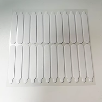 Ruban adhésif acrylique double face transparent étanche 10mm x 60mm pour ongles à presser Ruban de masquage sensible à la pression