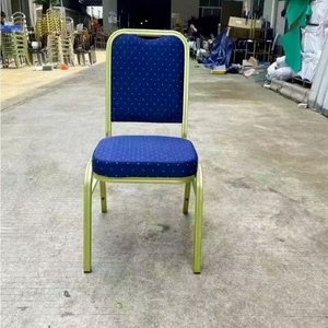 Chaise empilable en acier pour salle à manger, hôtel, banquet, réunion VIP, restaurant, salle d'attente, événement, mariage, église, fête - Fabricant - Product Image 4