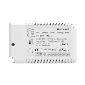 50W Dali Dimmable LED Driver Push Dim Dali Constant Current Dimming Driver