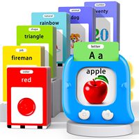 Cartes Flash Parlantes OEM en Promotion pour Enfants, Lecteur de Cartes Phoniques, Cartes Cognitives, Jeu de Cartes Personnalisé, Jouets d'Éveil pour 2-6 Ans