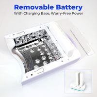 Sèche-ongles professionnel sans fil rechargeable UV LED