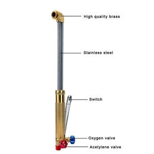 Coupe-gaz NM250/NM200 avec une forte capacité de soudage, buse de coupe à l'acétylène et au propane en laiton - Product Image 3
