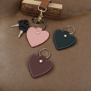 Nhanh chóng vận chuyển da Keychain hình trái tim da vòng chìa khóa da Keyring túi quyến rũ cho phụ nữ cô gái - Product Image 2