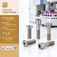 Produsen Sekrup Mesin Kepala Rendah Khusus Tahan Korosi, Sekrup Ulir Halus Hex Socket Torx untuk Analisa Hematologi