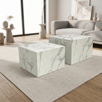 Vente en gros de tables basses écologiques - Meubles de salon contemporains en gros |   Taille personnalisée 2 pièces/ensemble