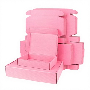 Caja de Envío de Cartón Rosa con Impresión Personalizada, Materiales Reciclados, Logotipo de Suscripción Personalizado, Diseño Plegable, Grosor de 2 mm - Product Image 4