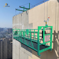 Nacelle suspendue temporaire ZLP630 en alliage d'aluminium pour façades, idéale pour la construction et la peinture